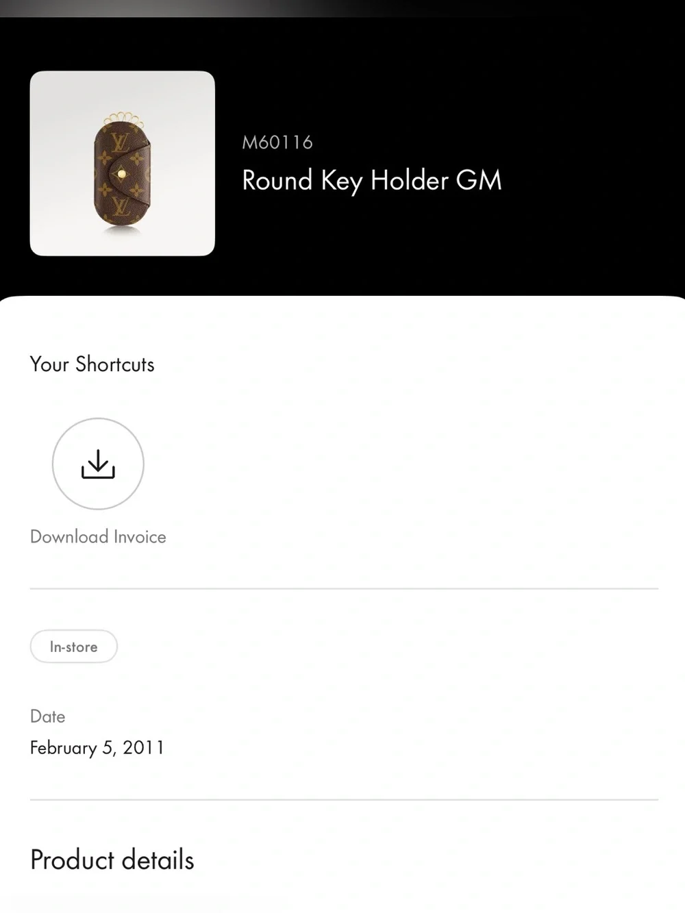 Authentic Louis Vuitton Monogram Key Holder GM